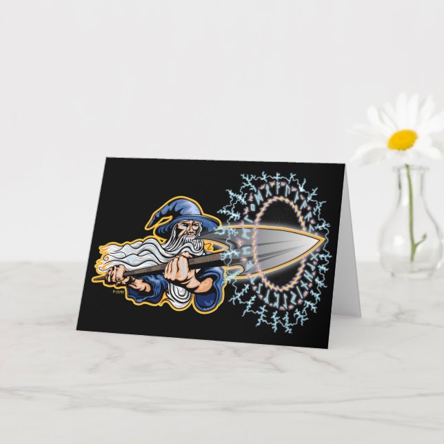 Odin - Runeblast - Tarjeta de felicitación (Planta pequeña)