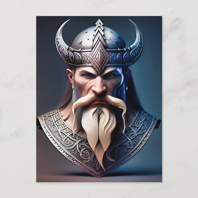 Odins podría: Una majestuosa postal viking (Anverso)