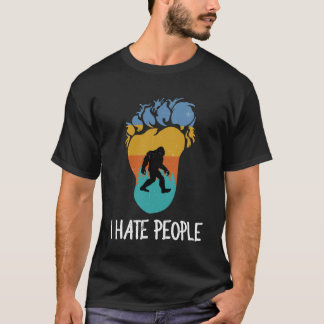 Odio a la gente Graciosa Camisa Grande 2020
