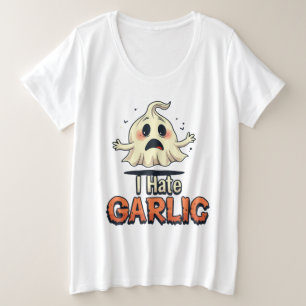 Odio al fantasma del ajo - Funny Halloween Gárlic 