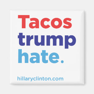 Odio del triunfo del Tacos: Imán 2016 de Hillary