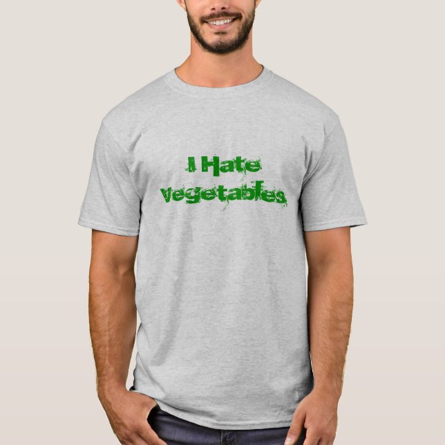 Odio la camisa de las verduras (Anverso)