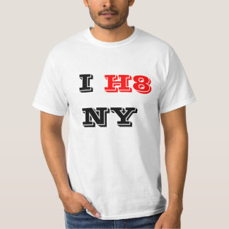 Odio la camisa de Nueva York