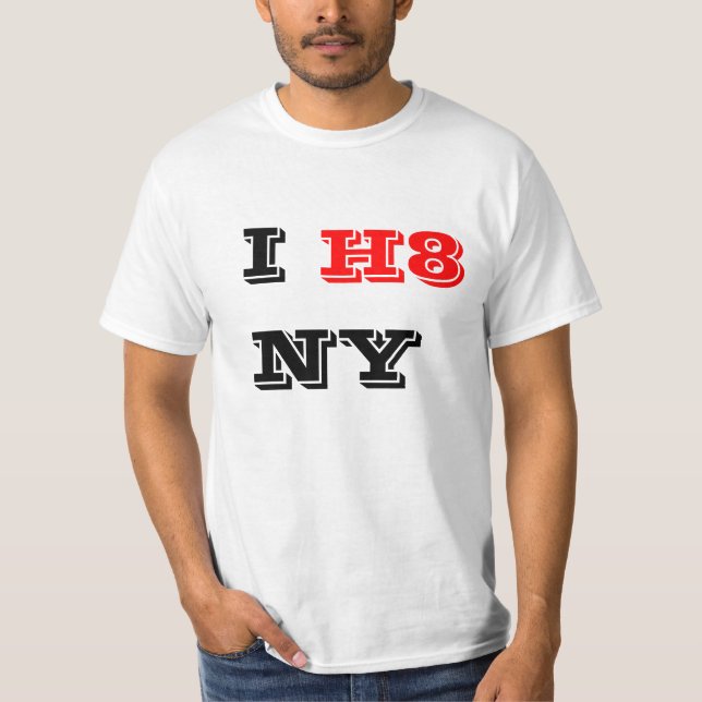 Odio la camisa de Nueva York (Anverso)