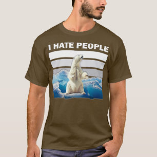 Odio la camiseta de la gente El cambio climático 