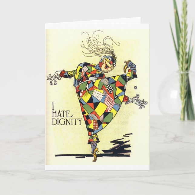 Odio la tarjeta de la dignidad (Anverso)