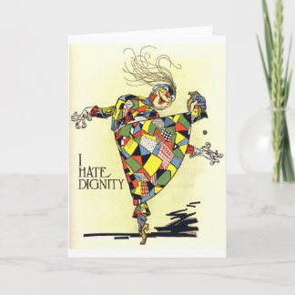 Odio la tarjeta de la dignidad
