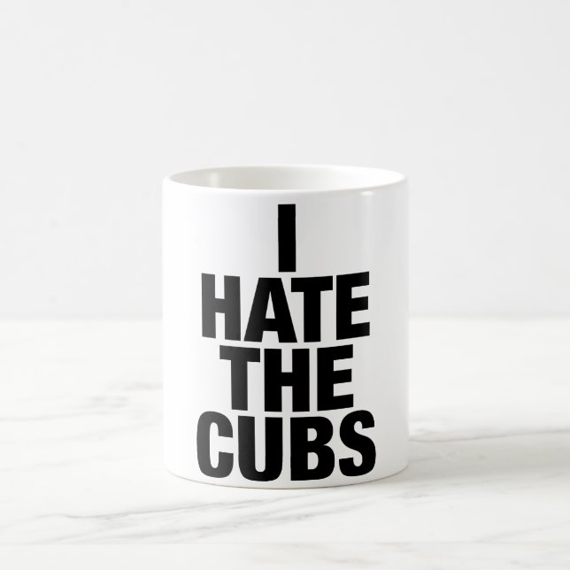 Odio la taza de Cubs (Centro)