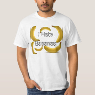 Odio los plátanos - camiseta