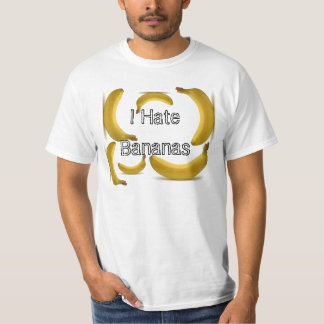Odio los plátanos - camiseta