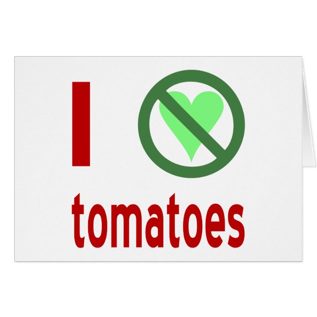 Odio los tomates (Anverso (Horizontal))