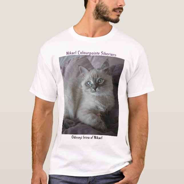 Odisseyi Irina de la camisa siberiana del gatito (Anverso)