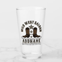 Oeste de Cowboy Boots AÑADIR NOMBRE sheriff Spurs