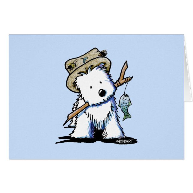 Oeste de pesca de KiniArt (Anverso (Horizontal))