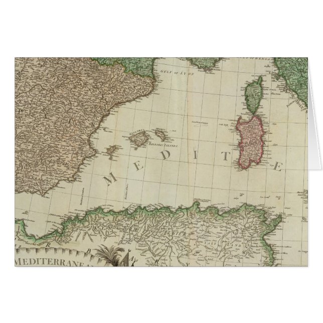 Oeste del Mediterráneo (Anverso (Horizontal))