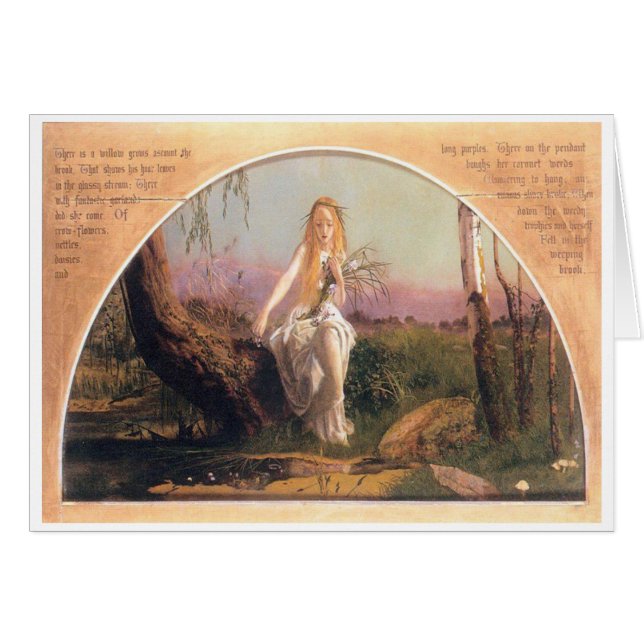 Ofelia, Arturo Hughes, 1852 (Anverso (Horizontal))