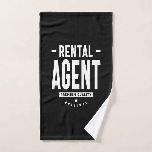 Oferta de cargo de agente de alquiler (Toalla de mano)