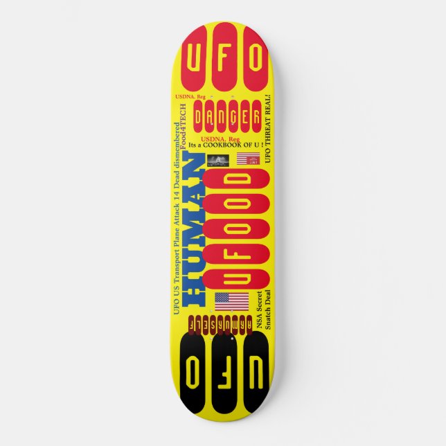 OFERTA DE COMIDA  8 1/4" Skateboard Deck (Anverso)