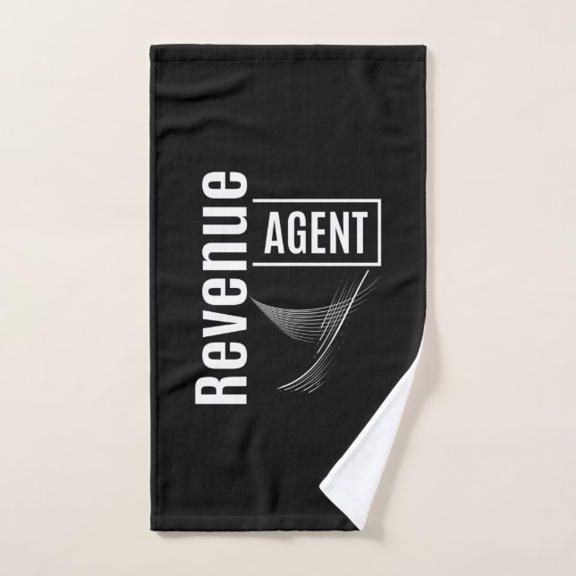 Oferta de título de trabajo de agente de ingresos (Toalla de mano)