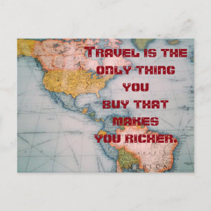 Oferta de viaje - postal