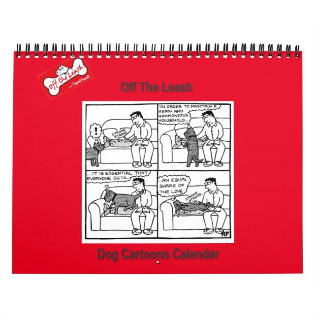 Off The Leash Dog Personalizados 2 - Calendario (Tapa)