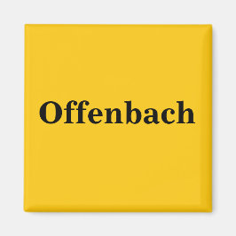 Offenbach imán escudo oro Gleb