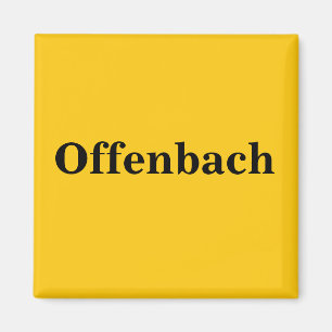 Offenbach imán escudo oro Gleb