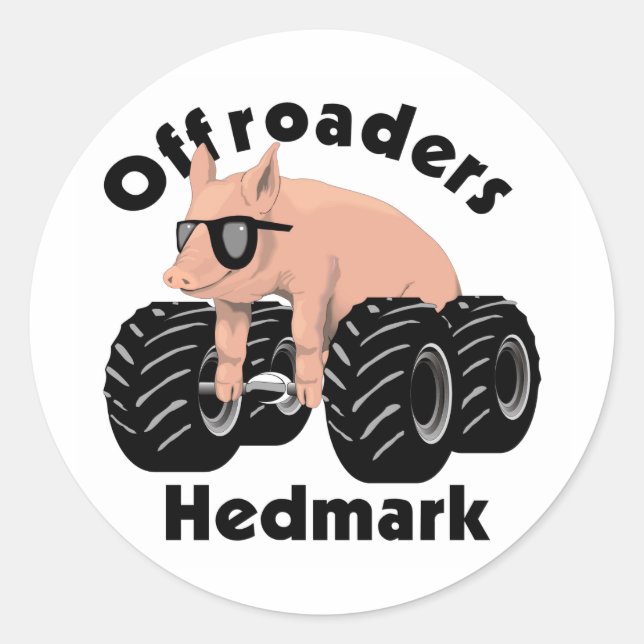Offroaders Hedmark - Pegatinas (Anverso)