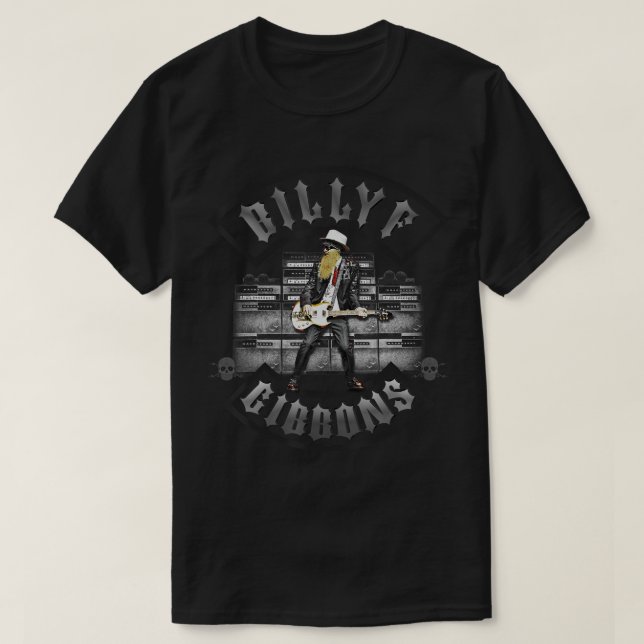 Oficial Billy F Gibbons Live IV Camiseta (Diseño del anverso)