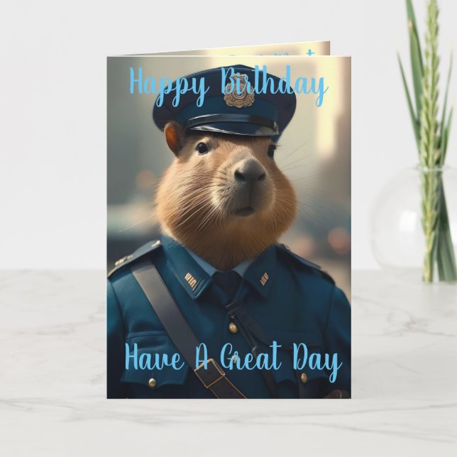 Oficial Capybara: Manteniendo la Paz, Tarjeta de C (Anverso)