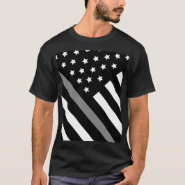 Oficial de corrección camiseta con bandera gris ne