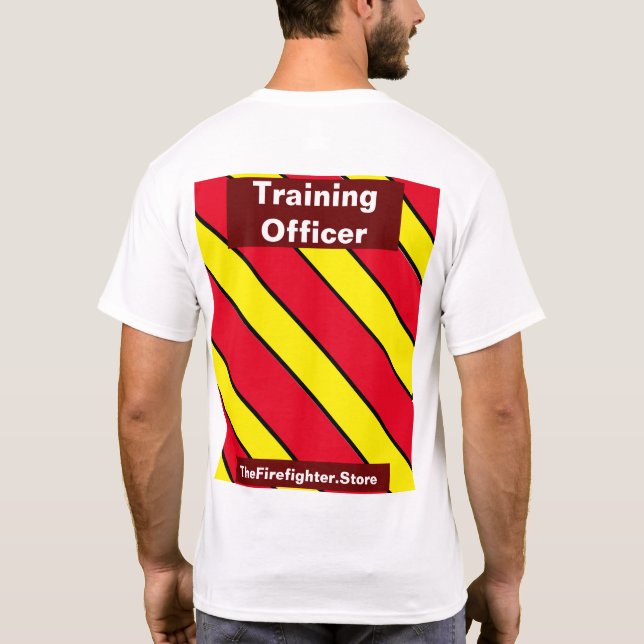Oficial de entrenamiento llama camiseta roja/amari (Reverso)