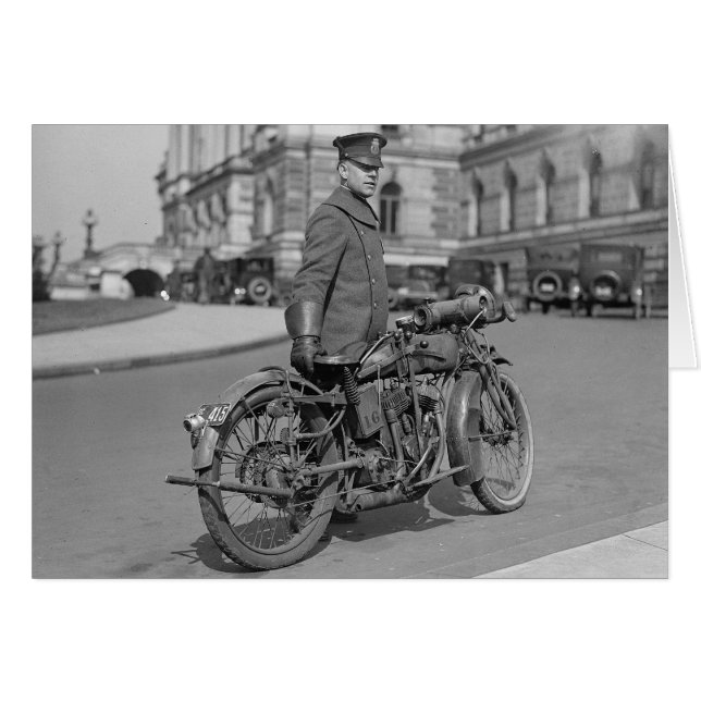 Oficial de policía de motocicletas, 1922 (Anverso (Horizontal))
