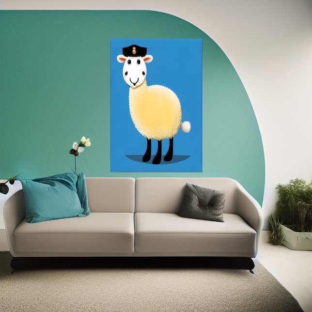 Oficial de policía de ovejas | Poster de arte de I (Subido por el creador)