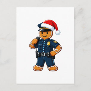 Oficial de policía de pan de jengibre Navidad 2026