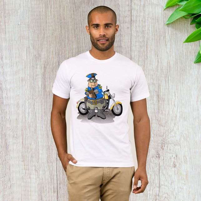 Oficial De Policía Escribiendo Una Camiseta Para L (Subido por el creador)