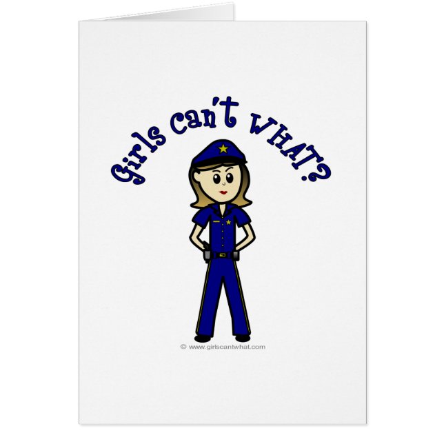 Oficial de policía ligero Chica (Frente)