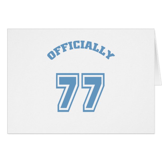 Oficialmente 77 (Anverso (Horizontal))