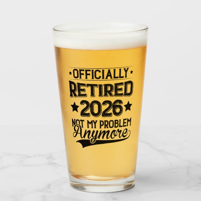 Oficialmente Retirado 2026 No Es Mi Problema Más (Anverso (lleno))