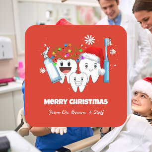 Oficina de Médicas Dentistas Dientes Pegatinas de 