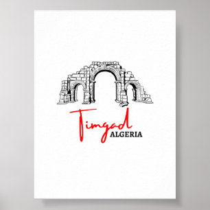 Oficina de Timgad Argelia para la impresión