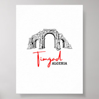Oficina de Timgad Argelia para la impresión