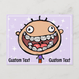 Oficina ortodoncia Nueva tarjeta de bienvenida par