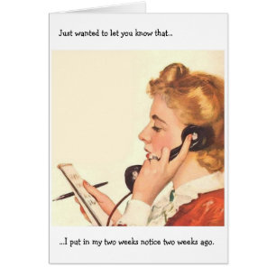 Oficina Retro - Dos semanas de notificación,