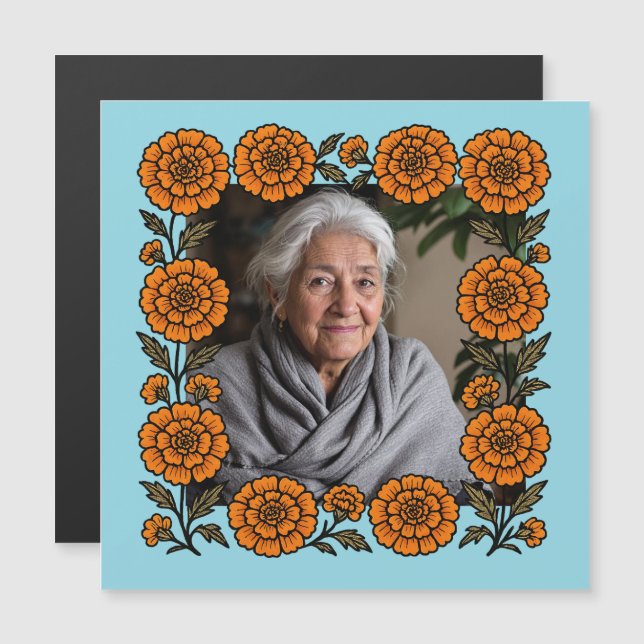 Ofrenda de Cempasúchil Altar Día de Muertos (Anverso/Reverso)