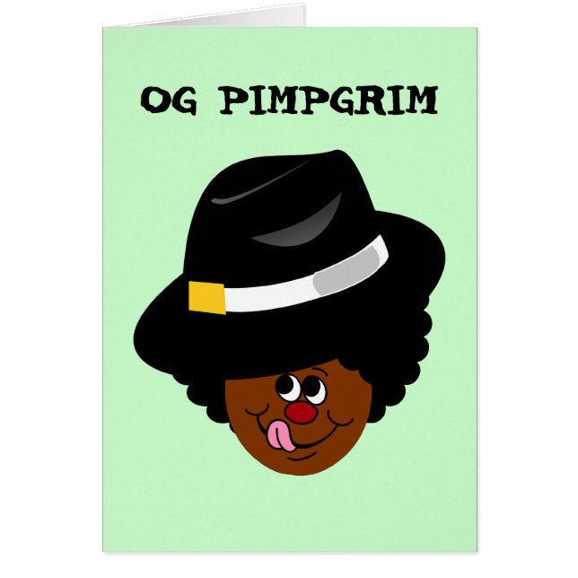 OG Pimpgrim: Peregrino original del chulo de (Frente)