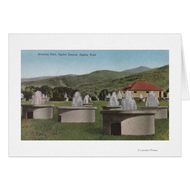Ogden, UtahView of Artesian ParkOgden, Utah (Anverso (Horizontal))