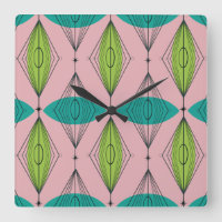 Ogeo rosa atómico y reloj de pared estelar