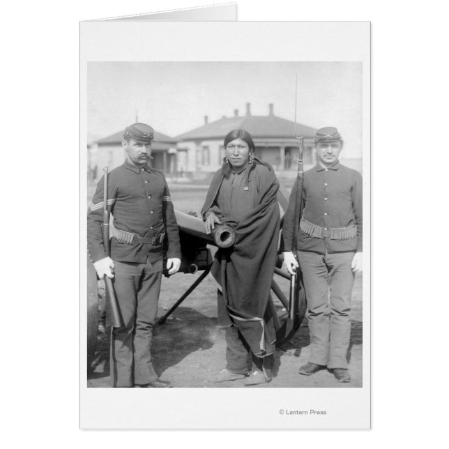 Oglala India: muchos caballos (Frente)