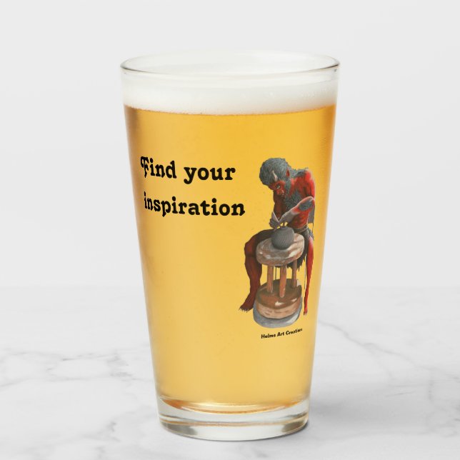 Ogre Potter Fabricando Cerámica Fantasía Art Glass (Anverso (lleno))